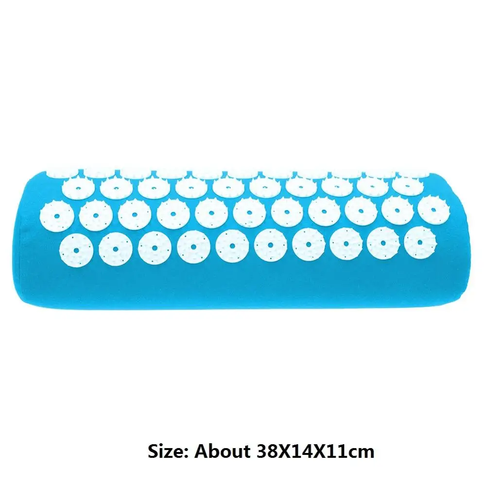 Type D Pillow 02 Коврики для йоги, массажные подушки, Акупрессура, облегчающие боль в спине, шип, массажный коврик для начинающих, экологичный, для фитнеса, гимнастики, коврики - Color: Type D Pillow 02