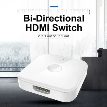 

HDMI Splitter 4K HDMI Switch Bi-Direction 1x2/2x1 Adapter HDMI Switcher 2 In 1 Out For PS4/3 TV Box HDMI Switch