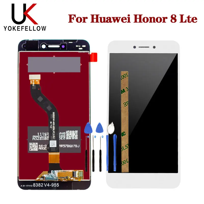 

Display For Honor 8 Lite LCD Touch Screen Digitizer Replacement for Huawei Honor 8 Lite PRA-TL10 AL00 Display Tested LCD Part