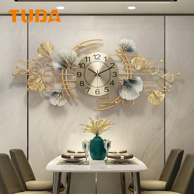 

Chinese Style Affordable Luxury Wall Clock Living Room Home Fashion Decoration Clock Hanging Watch Creative Clock Decoration