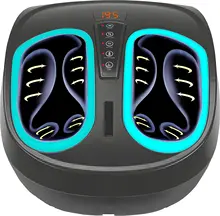 

Shiatsu Foot Massager Machine with Heat Electric Deep Kneading Heated Foot Massage Air Compression