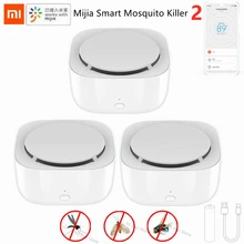 Умный репеллент от комаров Xiaomi Mijia, таймер на 2 телефона со светодиодной подсветкой, время работы 90 дней, приложение mihome, 2021 Умный репеллент от комаров Xiaomi Mijia, таймер на 2 телефона со светодиодной подсветкой, время работы 90 дней, приложение mihome, 2021