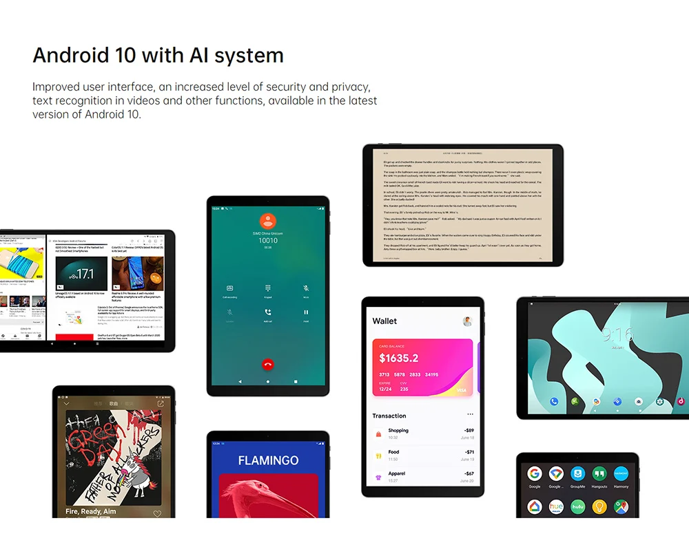 ZONKO Новые 7 дюймов планшетный ПК с системой андроида и 10 Tablet PC 4 ядра 1 ГБ