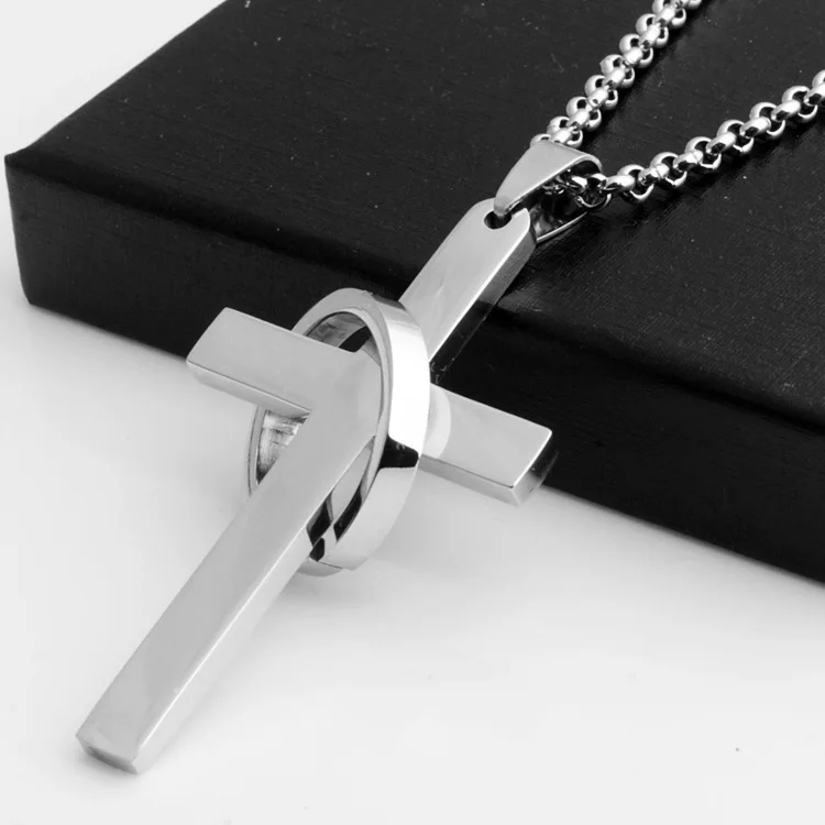 

Korean-style MEN'S Necklace 316 Stainless Steel Titanium Steel Pendant Pendant Cool Small Jewelry