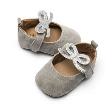 

Baby Shoes Girls Breathable Anti-Slip newborn shoes Sequin Bowknot Sneakers Toddler Soft Soled