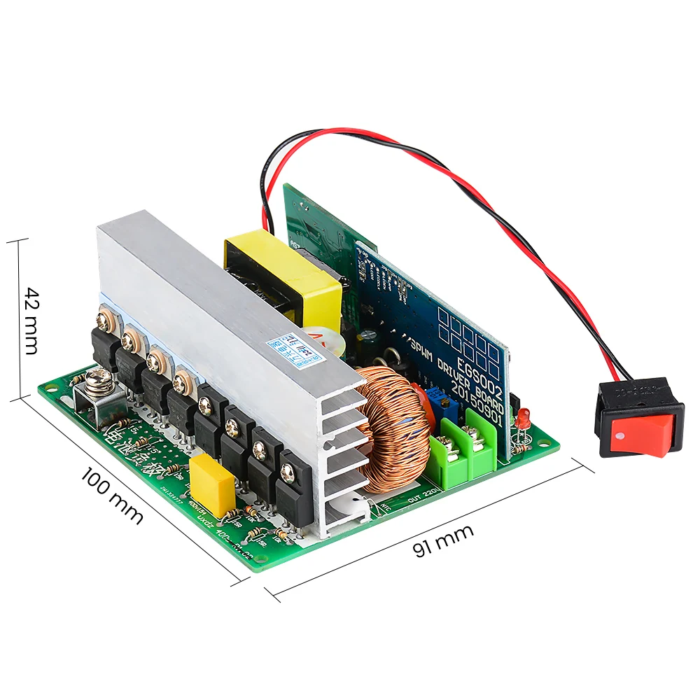 US $35.70 Sunyima 1pc Invertor Pure Sine Wave Inverter Circuit 12v To 220v 800w Driver Board