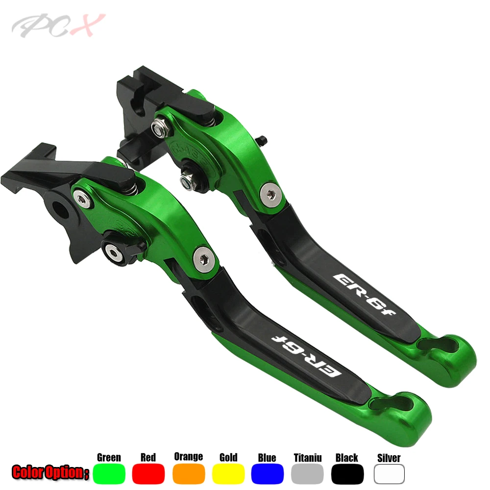 

For KAWASAKI ER-6F ER6F ER 6F 2006-2008 Motorcycle CNC Folding Extendable Brake Clutch Levers