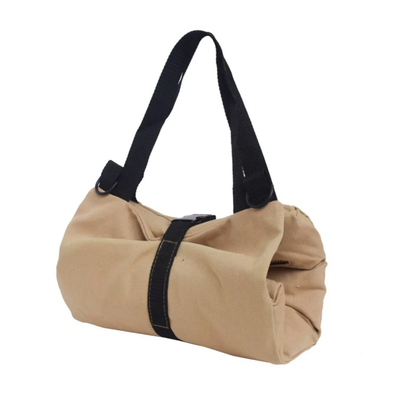 Outdoor Tool Hand Roll Bag Canvas Car Back Seat Storage Bag Convenient Small Tool Storage Bag