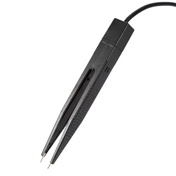 

For Resistor Multimeter SMD Test Clip Meter Probe for Capacitor Comfort grip Inductor Tweezers