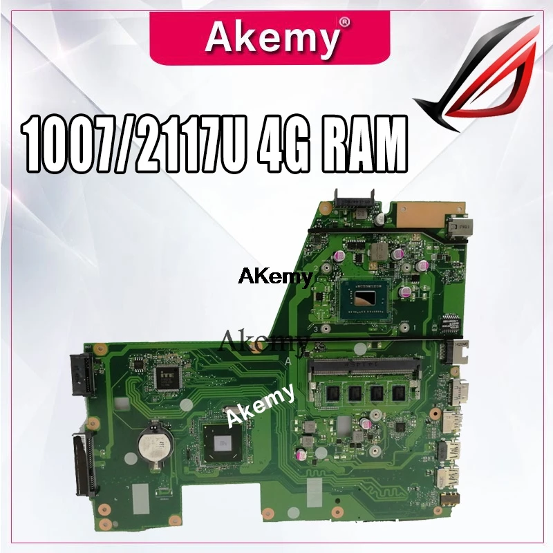 Akemy X551CA материнская плата для ноутбука For Asus X551CAP X551C X551 F551C F551CA тест оригинальная