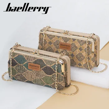 

2020 Phone Crossbody Bags for Women Retro Wood Grain Handbag Multi-functional Shoulder Bag Mini Printed Luxury Chain Wallet