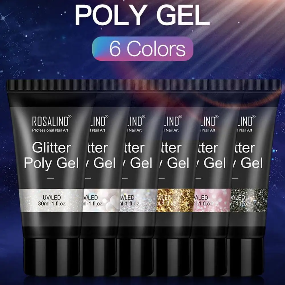 Розалинд Polygel набор для ногтей Ван нейл-арта Decoraties Uitbreiding профессиональный Alle Voor
