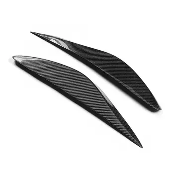 

1 Pair Car Headlight Eyebrow Eyelid Decoration Fits for Nissan Teana 2013 2014 2015 Carbon Fiber Car Styling