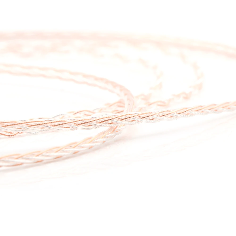 8cores Replacement Headphones Cable Audio Upgrade Cable For Meze 99 Classics Focal Elear Headphones Pure Copper Cable