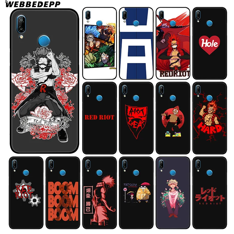 Anime Red Riot Soft Case for Huawei Mate 30 P20 P30 P Smart Z Plus Lite Pro 2018 2019 Honor View 20 9X |