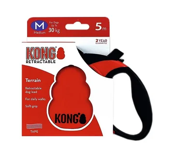 

KONG KONG TERRAIN belt leash Roulette animal 5m size M red