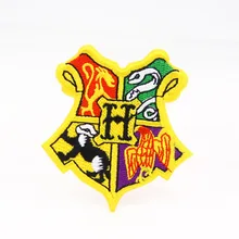 Патчи для студенческих бейджей хогвардс Wizzard герб вышитый Железный патч 3 дюйма термос с железной подложкой