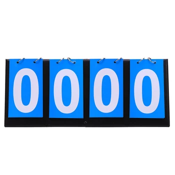 

Manual Scoreboard Competitions Flip Badminton Foldable Ring Count Down Team Sport 4 Digit Portable Basketball Table Tennis