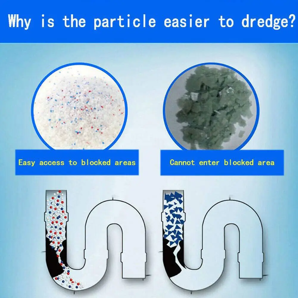 Drain Cleaner 50g Pipe Dredging Powder Powerful Sink Drain Sewer Cleaning Agent Toilets Drain Cleaners Household Cleaning Chemicals Tools
