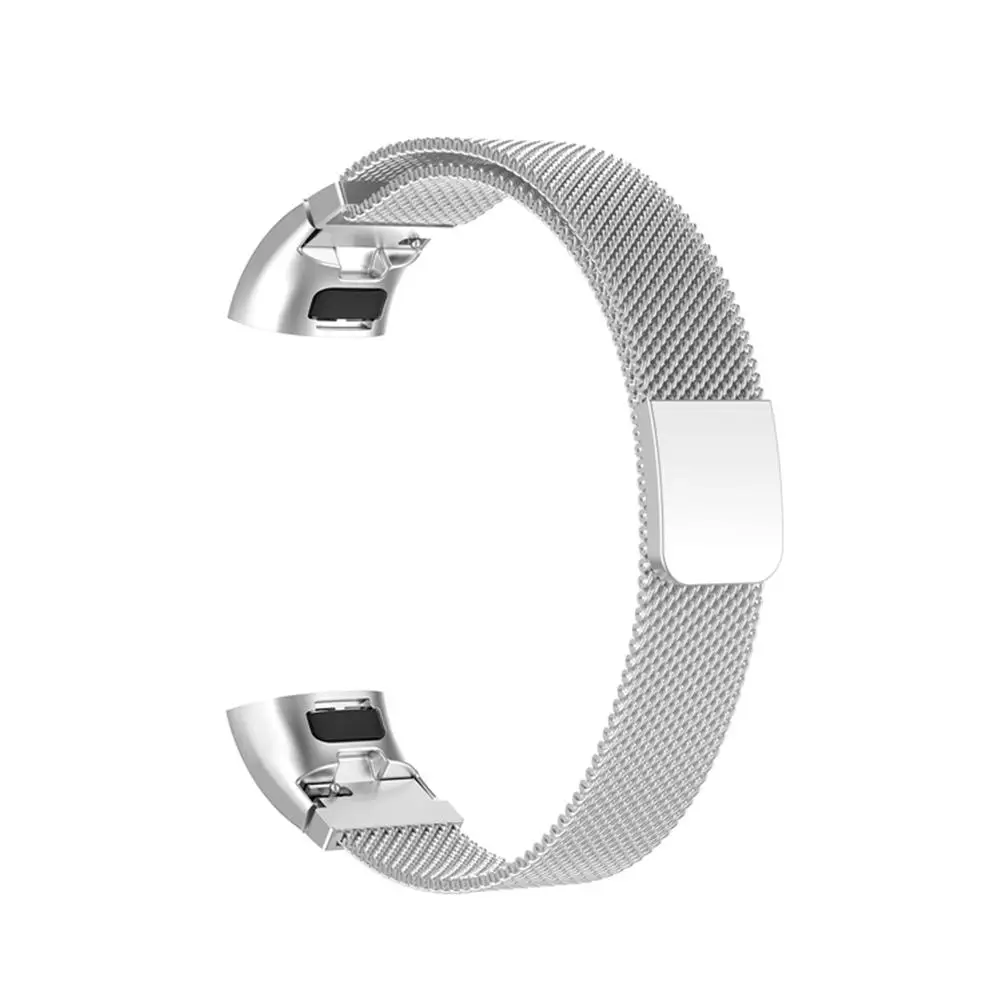 Серебристый Браслет из нержавеющей стали для huawei Band 3 Pro Milanese Loop сменный Браслет ремешок для huawei Band 3 Pro Аксессуары - Цвет: Серебристый