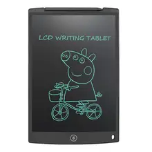 Newyes 12 "lcd escrita tablet digital desenho tablet almofadas de escrita portátil eletrônico tablet placa ultra-fina com caneta(China)