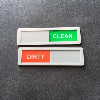 

Tells Whether Clean Dirty Sign Meeting Room Dishwasher Decoration Mini Home Acrylic Strong Magnet Hotel Kitchen Practical