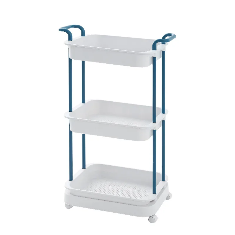 2/3 Tiers Plastic Movable Home Kitchen Organizer Rolling Tool Storage Racking Trolley Utility Carts | Дом и сад