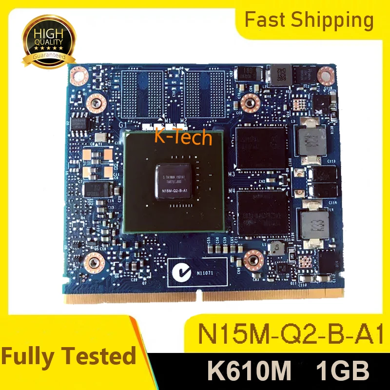 HP NVIDIA QUADRO K610M 1GB N15M Q2 B A1 MXM 3.0 A LAPTOP VIDEO CARD(745325 001
