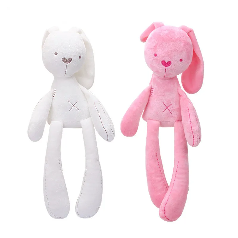 

Cute Plush Sleep Pacifier Bunny Toys Baby Pacifier Bunny Soothing Infant Soft Security Blanket Sleep Friend Room Decoration