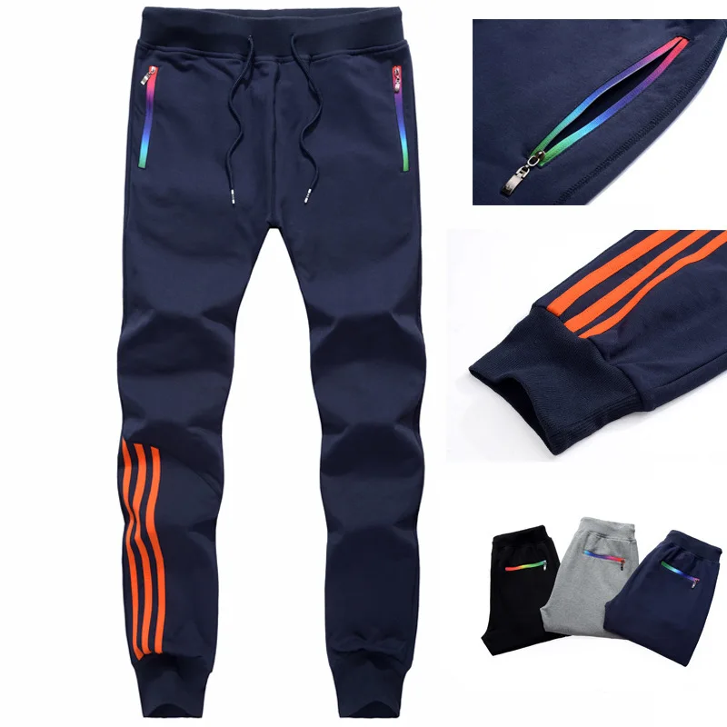 Najtaniej LBL męskie spodnie w paski Jogger jesień Casual męskie spodnie dresowe odzież sportowa długie spodnie nowe proste spodnie człowiek odzież fitness 5XL