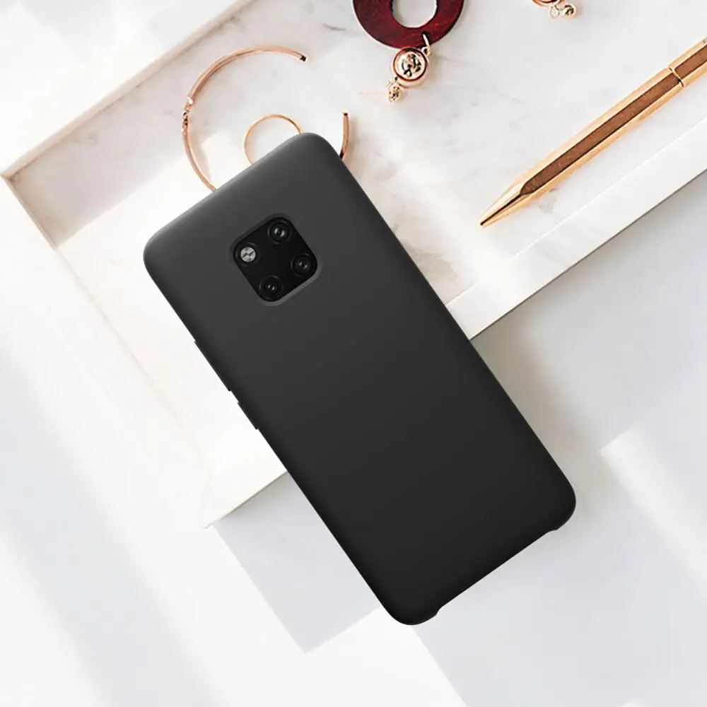 

For Huawei Mate 20 20 Pro Case Cover NILLKIN Flex Pure Slim Soft Liquid Silicone Case for Mate20 Pro Support Wireless Charging