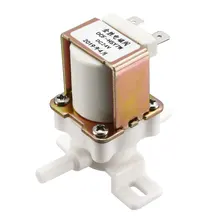 Uxcell Соленоидный клапан для воды DC 24V N/C нормально закрытый 6 мм выпускной клапан