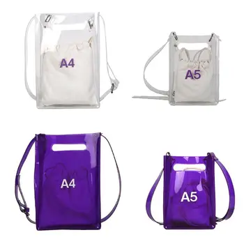 

New Women's PVC Handbag Shoulder Messenger Bag Satchel Tote Purse Bags