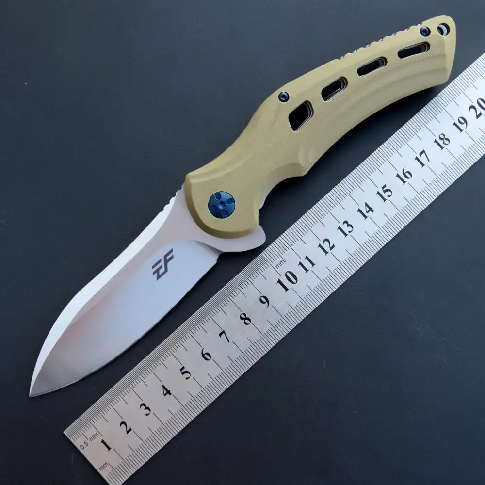 Складной нож Eafengrow EF937 D2 + G10 карманный резец для кемпинга и выживания портативный