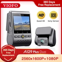 VIOFO A129 Plus Duo wideorejestrator samochodowy kamera na deskę rozdzielczą z tylną kamerą samochodowy rejestrator wideo Quad HD Night Vision czujnik Sony Dashcam z GPS 1