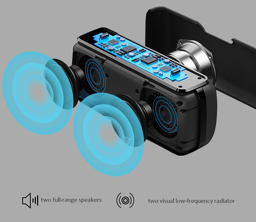 US $36.25 - 54.31 XDOBO X8 60W Powerful Portable Outdoor Wireless Bluetooth Speaker TWS Hifi Home Theater System Music Sound Box Soundbar For TV