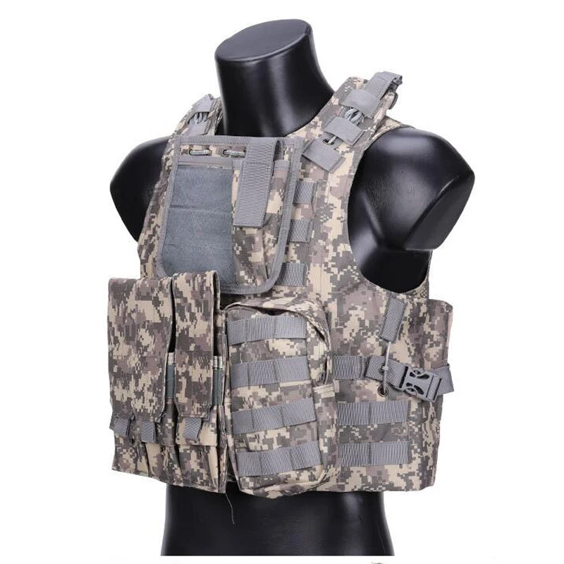  USMC CS Tactical Vest Gear Vest Plate Carrier Airsoft CQC Wargame Military Hunting Clothes Paintbal