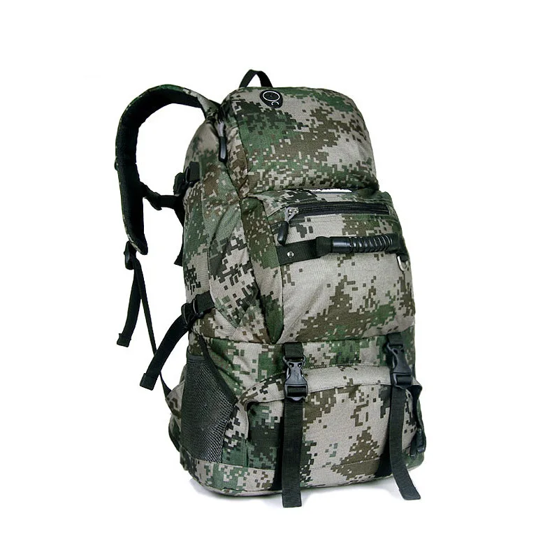 Military camouflage Профессиональная дорожная сумка для альпинизма, походный рюкзак большой емкости 55Л, принадлежности для кемпинга, рюкзак - Цвет: Military camouflage