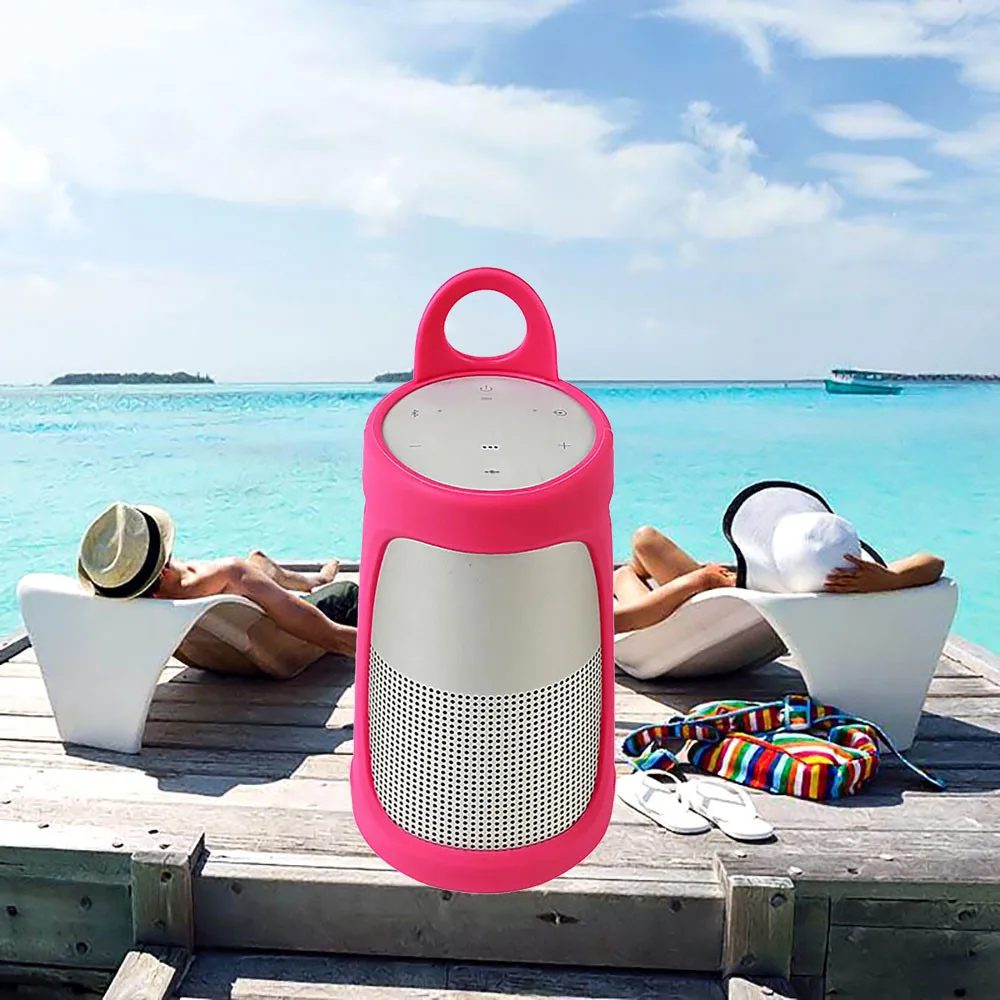 Силиконовый чехол с Bluetooth динамиком для Bose SoundLink, поворотный bluetooth-динамик, портативный силиконовый чехол для альпинизма