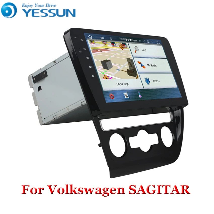 Top 2din Car GPS Radio Multimedia Player For Volkswagen SAGITAR 2012 2013 2014 2015 Android 9 10.1" Wifi Head Unit 3