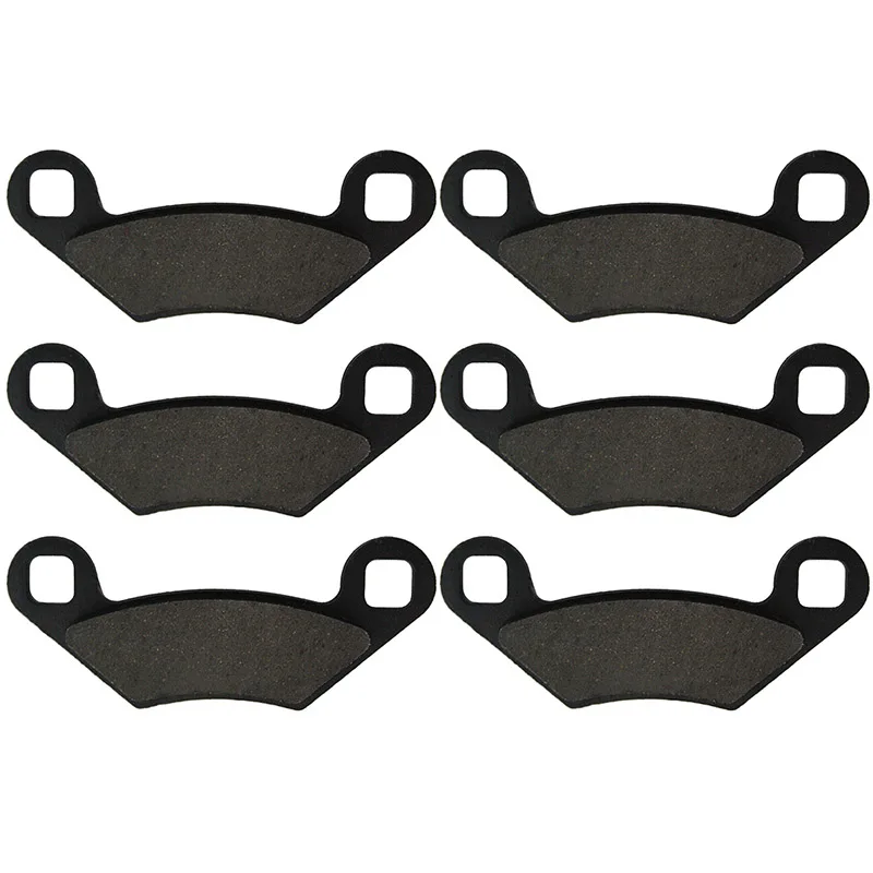 3 pairs Мотоциклетные передние и задние тормозные колодки для POLARIS 500 Outlaw 500 2006-2007 - Цвет: 3 pairs