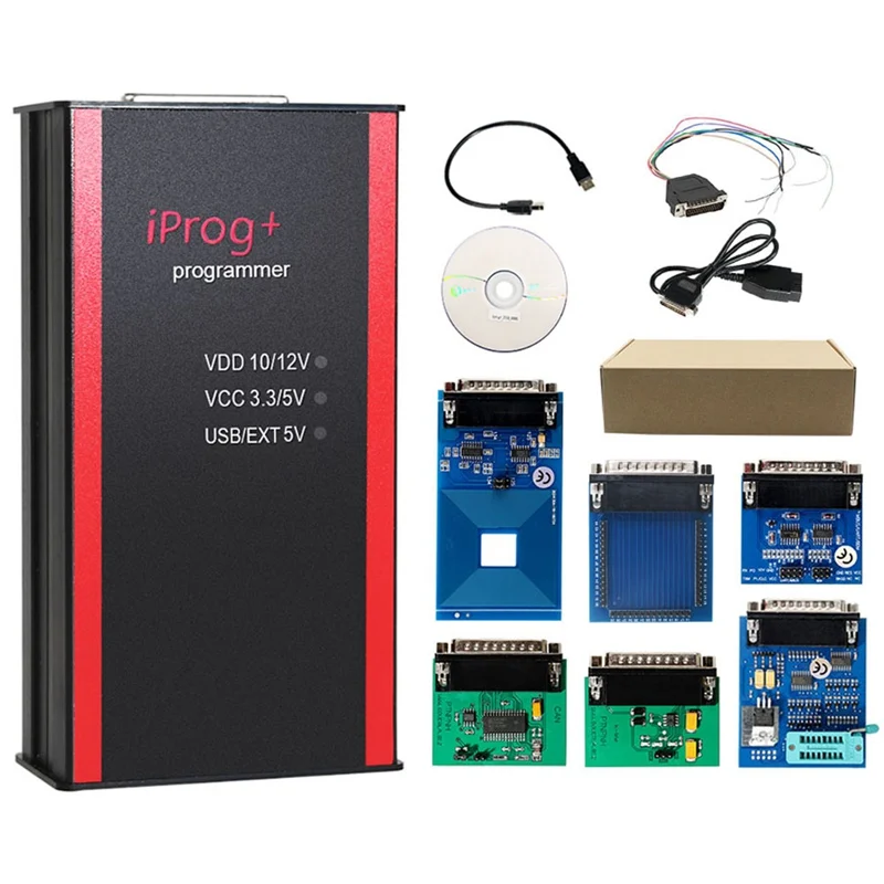 Новейший Iprog+ ключевой программатор поддержка IMMO+ коррекция пробега+ сброс подушки безопасности Iprog Pro до Замена Carprog/Digiprog/Tango