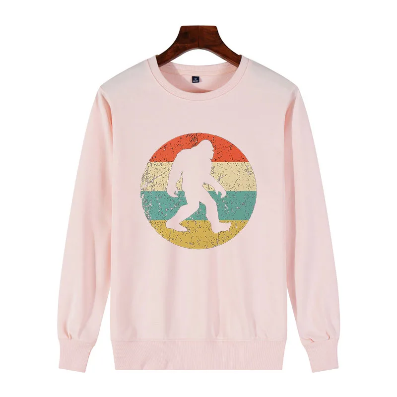 81821 Pink Женская толстовка с принтом Bigfoot GONE SQUATCHIN Sasquatch Чемпион элегантная Толстовка Новинка хлопок Новинка Повседневная Уличная одежда - Цвет: 81821 Pink
