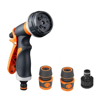 

Lawn Sprinkler Set 8 Pattern Car Wash Gun Jet Saving Watering Irrigation Tool Kits Multifunctional Garden Water Spray