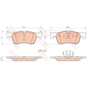 

Pads TORM disc k-t BMW 1 (F20 F21) TRW/Lucas Art. gdb1935