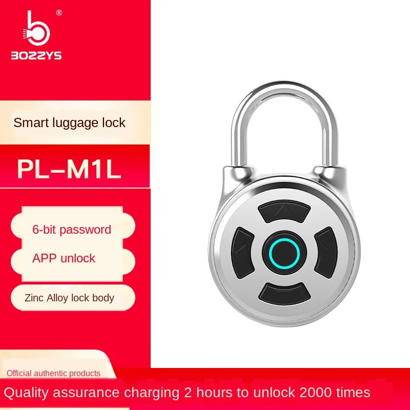 Smart Padlock Electronic Bluetooth Password Mobile Phone App Travel Backpack Luggage Cabinet Lock Gym Small Padlock