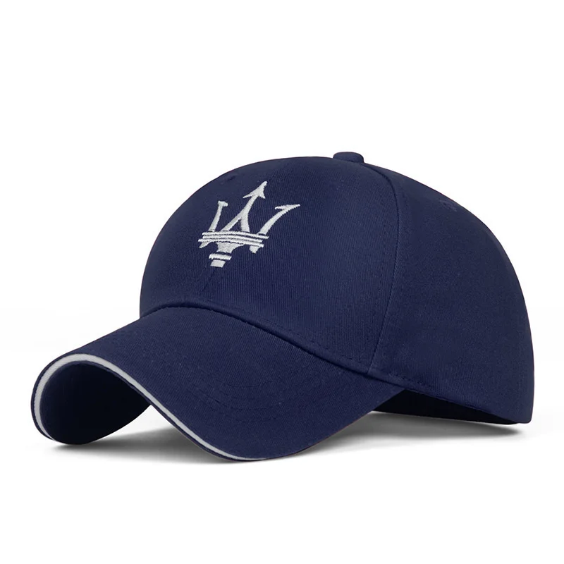 Fashion Pure cotton Car styling wild baseball cap for maserati letter embroidery badge golf hat off-road racing outdoor headwear |