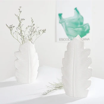

Nordic Modern Flower Vase Ceramic Creative Dried Flower Vase Home Decoration Living Room Bedroom Countertop Porcelain Vase