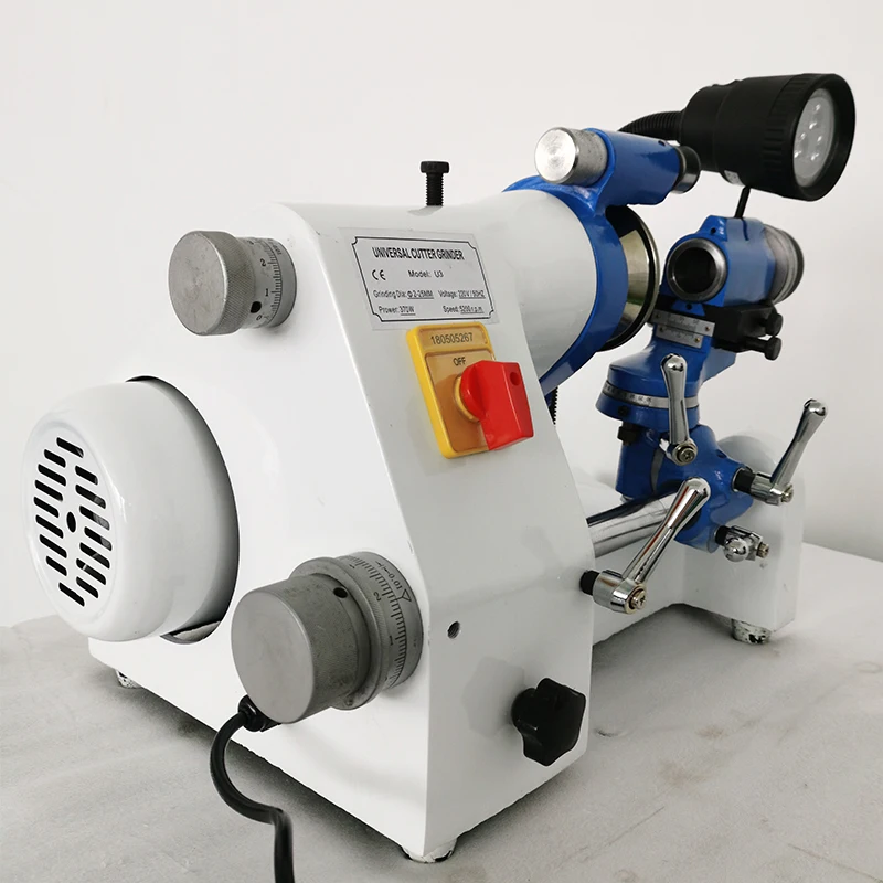 U3 R8 Collets Universal End Mill Cutter Grinder Drill Sharpener Sharpening Machine CE 220V Power Grinding  Machine Tools 5