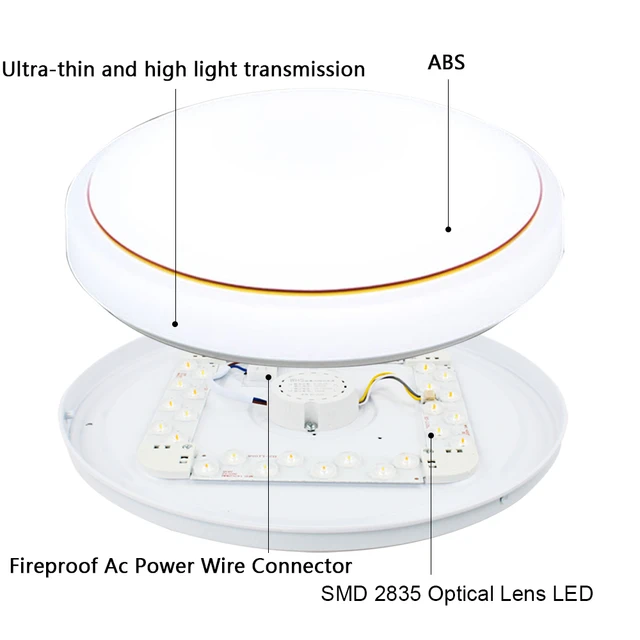 Plafonnier LED Rond Design 24W 300mm